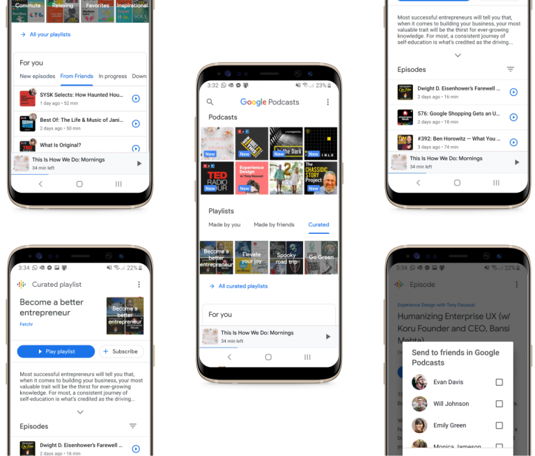 Google Podcasts Screenshot